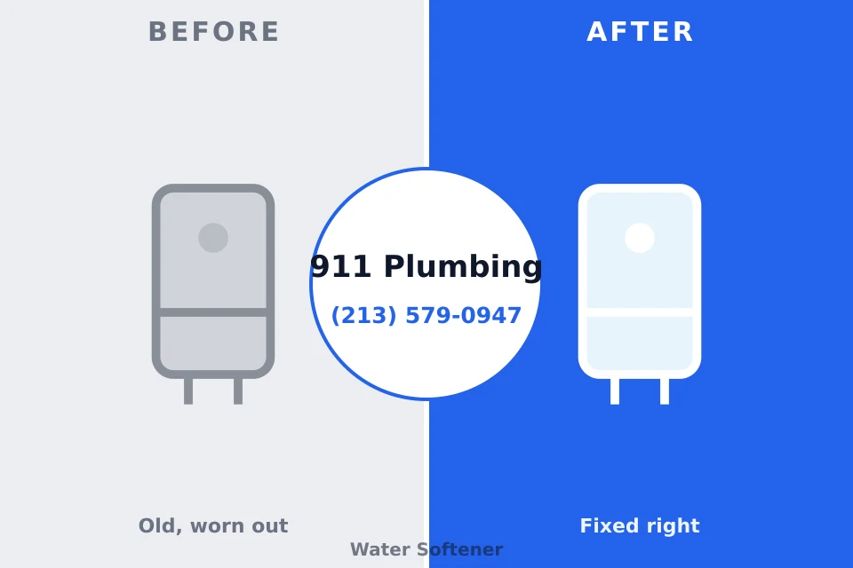 Before and after: plumbing company Waverly, IL